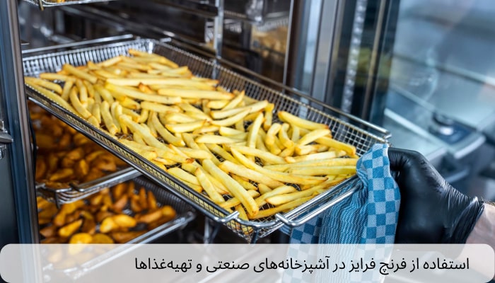  استفاده از فرنچ فرایز در آشپزخانه‌های صنعتی و تهیه‌غذاها
